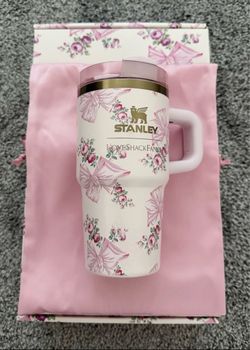 Stanley x Love Shack Fancy Tumbler 20oz Rosa Beaux Pink Quencher