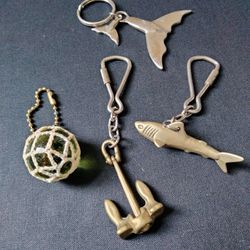 Nautical Brass Keychains and More 