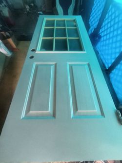 32x79 exterior door no frame only door $140