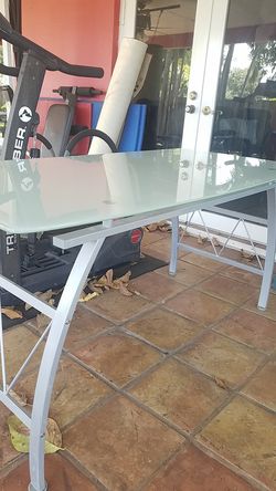 Glass desk new