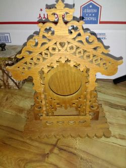 Hand made Wood clock base