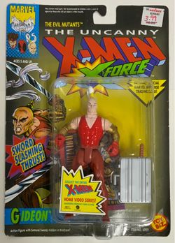 The Uncanny X-MEN X-Force Gideon Toybiz 1992 MOC New On Card The Evil Mutants