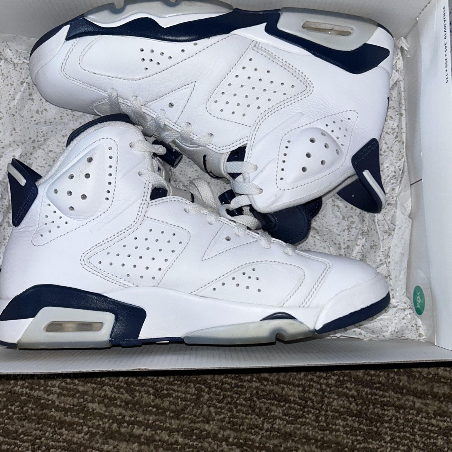  Air Jordan 6 Retro 'Midnight Navy' 2022