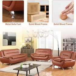 Leather Sofa /Couch Set