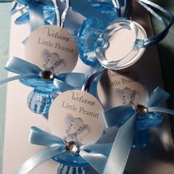 Little Peanut Baby Shower Pacifiers Guest Favor Necklaces