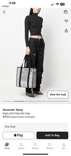 Alexandra Wang The Freeze logo Bag