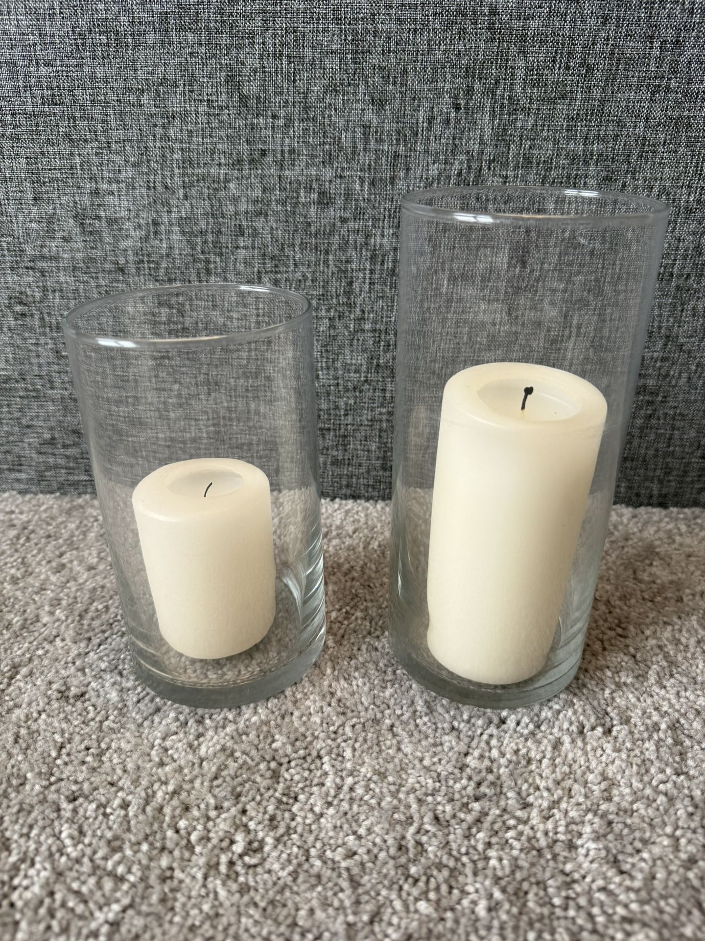 Glass Candle Holders
