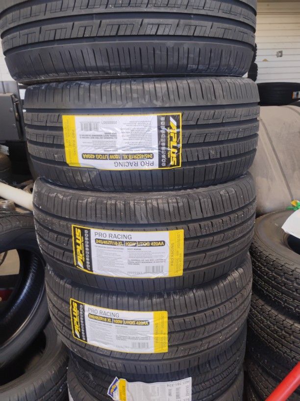 New Set Of Tires 245 45 18