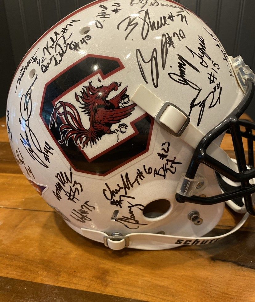 Autographed - Official South Carolina Gamecocks Helmet