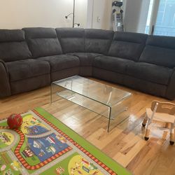 Sofa L Shaped With 2 Reclining Chairs 