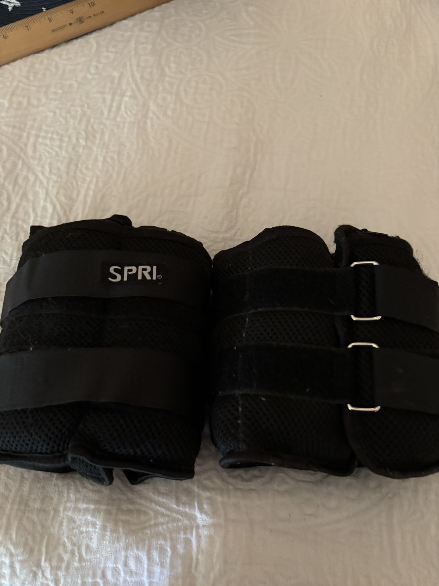 Weights. 10 LB SPRI Ankle Weights - adjustable