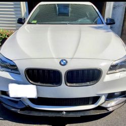 BMW F10 5 Series Carbon Fiber Spoiler Splitter Lip New