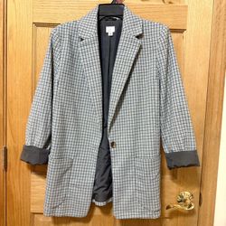 A New Day Oversized Checkered Blazer - Women’s Size XS