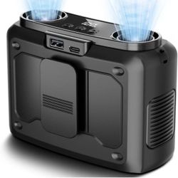 4-in-1 Portable Waist Personal Rechargeable Fan 20000mAh Powerful Dual-Motor