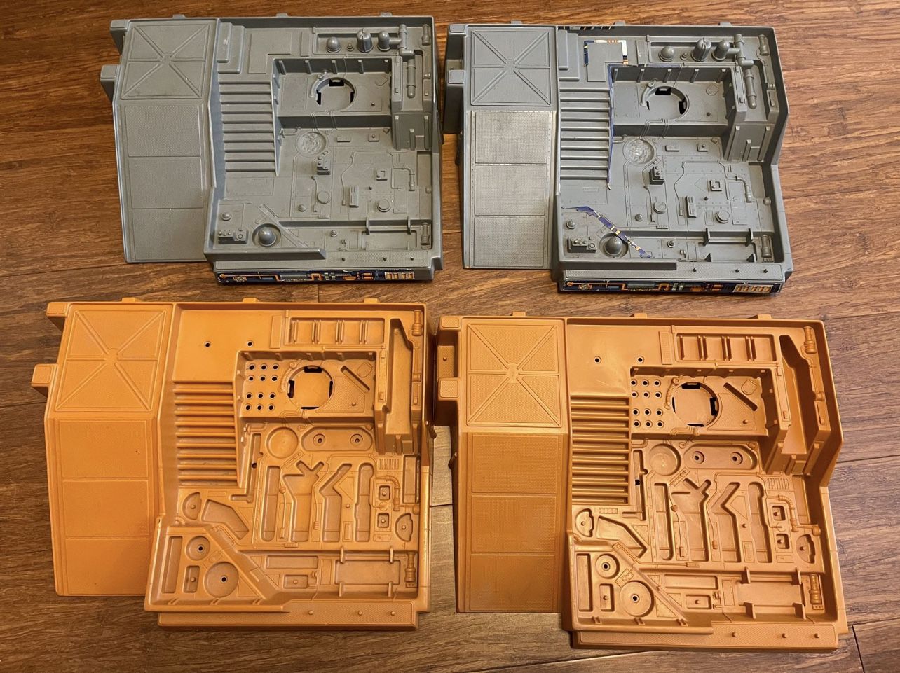 Vintage Star Wars Droid Factory & Jabba Dungeon Bases