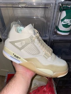Jordan 4 Off White Sail (9.5US)