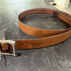 Magnanni Men’s Brown Leather Belt