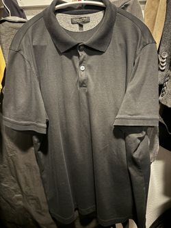 Banana republic black polo