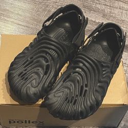 Crocs Black Pollex Classic Clog by Salehe Bembury Sasquatch, Unisex, Men’s Size 10, NEW !