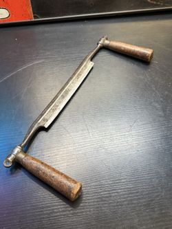 Vintage Folding Handle Drawknife 16 Inch Woodworking Draw Knife Wood Handles