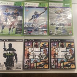 Xbox 360  PlayStation 3 Games 