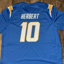 New Men’s Size Large Nike Justin Herbert LA Chargers Jersey