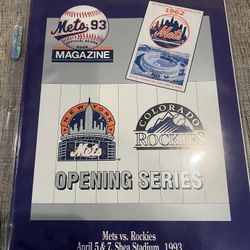 1993 Mets v Rockies Opening Series 