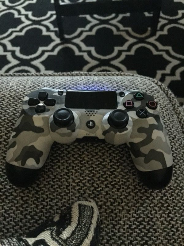 All black and camo controller