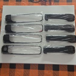 DODGE RAM 1(contact info removed) 3(contact info removed) 5500 Outside Door Handle Cover Glossy Black -  8Pcs