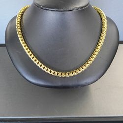 10K 24" Gold Snake Chain, 126.7 grams.