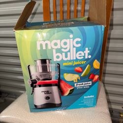 Magic Bullet Mini Juicer 400W Silver – Tested Working w/ Original Box