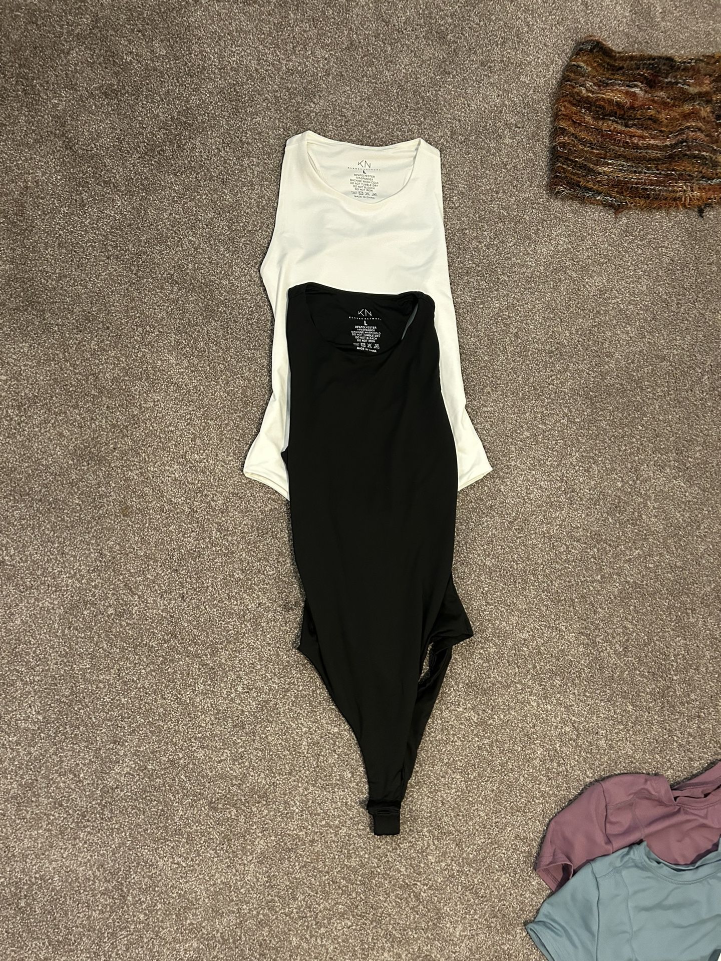 Klassy Network Open Back Bodysuit Duo