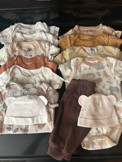 Brown onesies