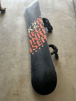 165 k2 Recon Riser S-Class Snowboard for Sale in Encinitas