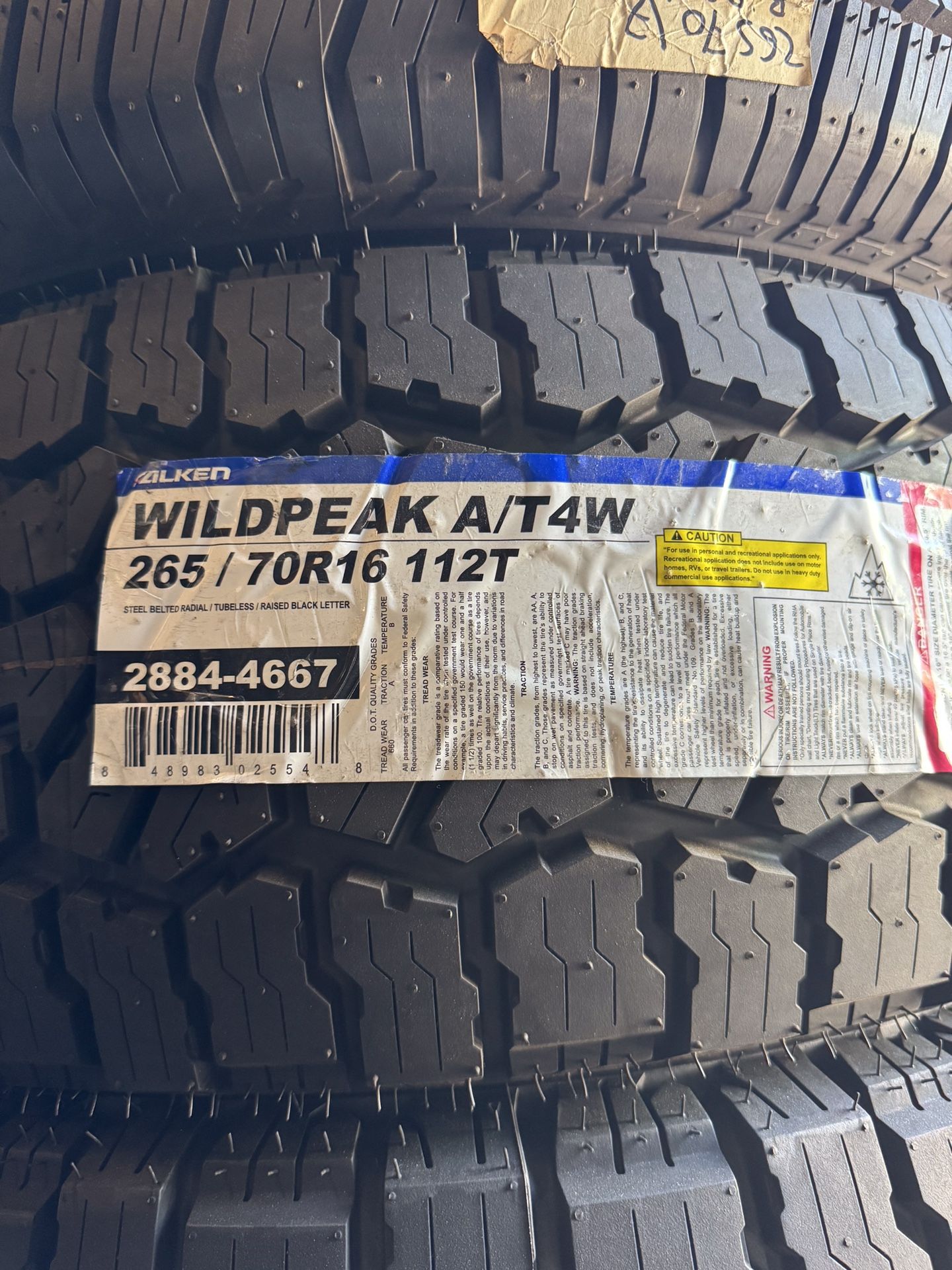 🛑📢265-70-16 Falken AT 🔥🏁