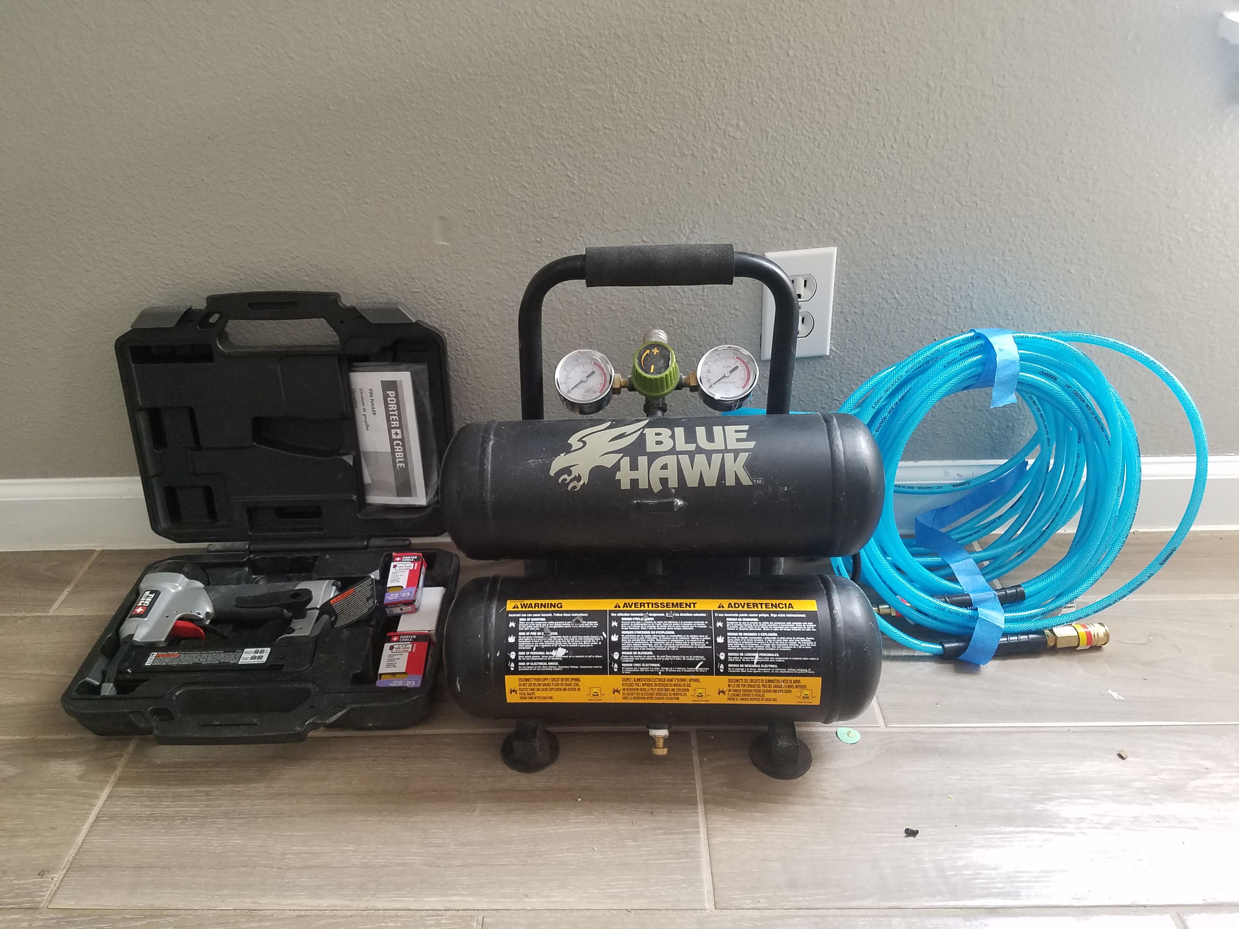 Blue clearance hawk compressor