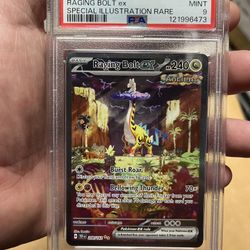 Pokémon 2024 Raging Bolt ex PSA9 #208