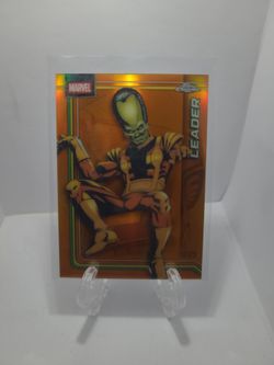 2026 topps chrome marvel leader refractor orange /25