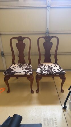 Antique wood chairs