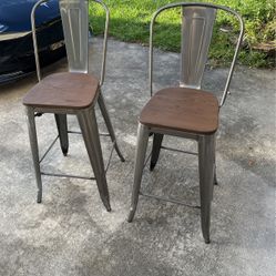 Wooden Bar Stools, $20 Each 