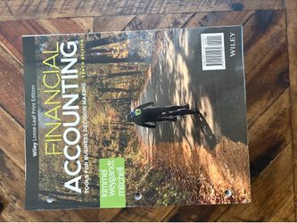 Wiley Book Accounting Text Book