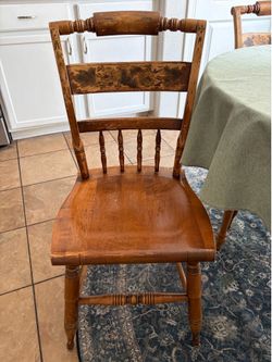 2 matching Hitchcock chairs