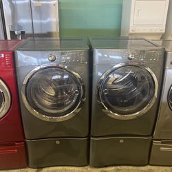 Electrolux Expert Care Technology Front Load Washer And Electric Dryer Set 1 Year Warranty 