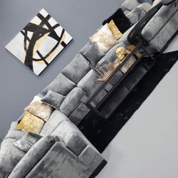 🙋‍♂️XL Customized Sectional, 👉Furniture Queen Bed, Bunk Beds, Dining Table Avail 