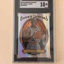 2020 Upper Deck Michael Jordan Goodwin Champions #1 SGC 10 Chicago Bulls