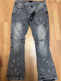 Purple jeans