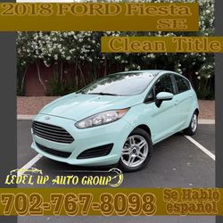 2018 Ford Fiesta SE hatchback Clean Title Gas Saver Reliable Low Mileage Best deal , No issues, ready to drive , well maintained