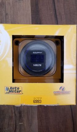Autometer Cobalt Digital Voltmeter Gauge 6993
