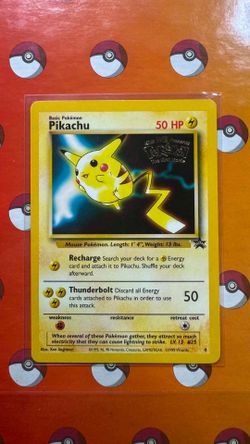 1999 Wizards of the Coast Pokémon Black Star Promo Pikachu #4