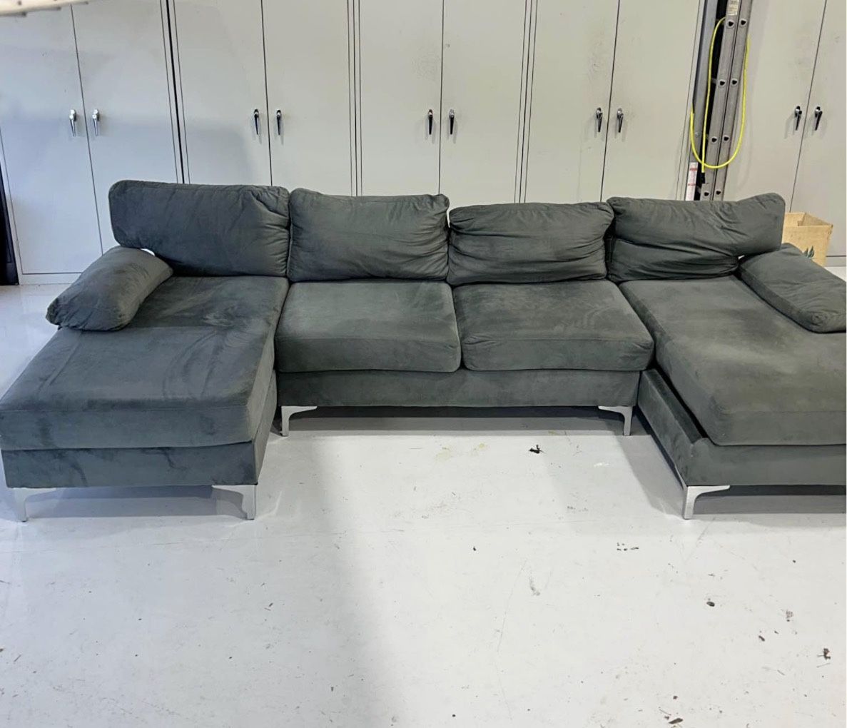 Double Chaise Sectional Couch!
